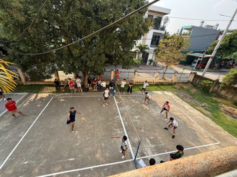 Lưu học sinh Lào - hoạt động thể thao (6)