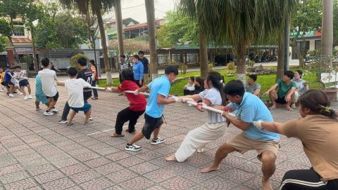 Lưu học sinh Lào - hoạt động thể thao (10)